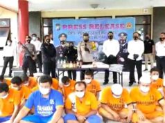 Operasi Pekat Semeru, Polres Blitar Berhasil Ungkap 21 Kasus, Ini Rinciannya Kapolres Blitar AKBP Leonard M Sinambela