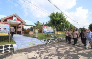 Kelilingi Lingga, Wakapolda Kepri Mampir ke Polsek Senayang Polsek Senayang