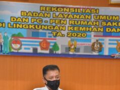 Kemhan Gelar Rapat Rekonsiliasi BLU dan PC-PEN Rumah Sakit Guna Meningkatkan Kualitas Laporan Kuangan Kemhan / TNI TA. 2020 Kemhan