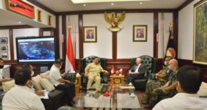 Tingkatkan Kerja Sama Pertahanan, Dubes Prancis Temui Menhan RI Menhan RI