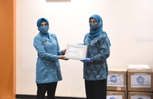 Kepri Dapat Bantuan 40 Ribu Masker dari PKK Pusat PKK Pusat