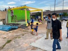 54 Rumah Diterjang Puting Beliung, Rudi-Amsakar Beri Bantuan Rumah Diterjang Puting Beliung