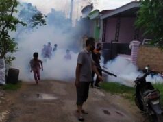 Harris Resort Waterfront Gelar Fogging dan Sumbangkan Masker Harris Resort Gelar Fogging
