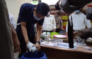 Ditresnarkoba Polda Kepri Rebus 2.139,65 Gram Sabu Sabu di musnahkan