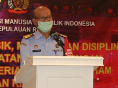 Kanwil Kemenkumham Kepri Gandeng Lantamal IV Tanjungpinang Gelar Kegiatan Penguatan Fisik dan Mental Kantor Wilayah Kemenkumham Kepulauan Riau