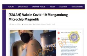 Kemenkes Bantah Vaksin Covid-19 Mengandung Mikrochip Magnetik