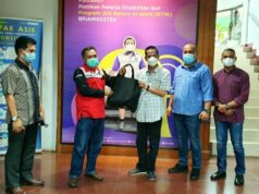 Peringati Mayday, BP Jamsostek Bagi-bagi Sembako