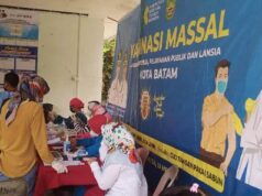 13 Posko PPKM di Pulau Ngenang Diresmikan Posko PPKM Pulau Ngenang