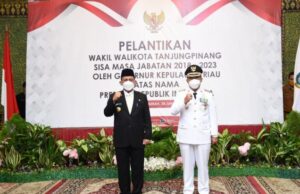 Gubernur Kepri Lantik Wakil Wali Kota Tanjungpinang Endang Abdullah Endang Abdullah