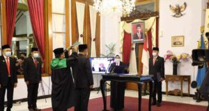 Bupati Blitar Lantik Sekda Definitif Pengambilan Sumpah Pelantikan Sekda Definitif