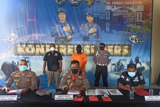 Ditpolairud Polda Jatim Ungkap Penyelundupan Baby Lobster Sebanyak 22 Ribu Ekor