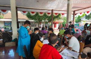 Vaksinasi di Kecamatan Wonotirto Sukses di Gelar, Karena Warga Ingin Kebal Corona
