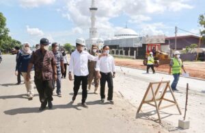 Jalan di Depan Masjid Sultan Dilebarkan, Jadi 5 Lajur