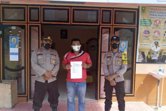 Polsek Pulau Laut Layani Masyarakat hingga Pelosok Desa