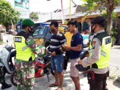 Kodim 0808/Blitar, Terus Gencarkan Patroli Disiplin Protokol Kesehatan