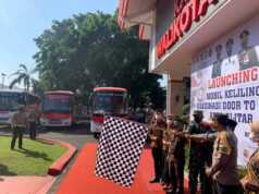 Vaksinasi Door to Door, Polres Blitar Kota Siapkan Mobil Keliling Bersama Wali Kota Santoso