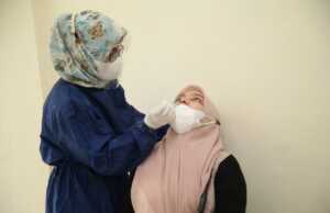 Satgas Covid-19 Batam Rapid Tes Antigen Massal Warga Rusun Satgas Covid-19 Batam