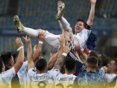 Messi Terpeleset, Argentina Juara Copa America 2021 Argentina Juara Copa America 2021