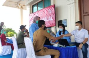 Vaksinasi di Natuna Dosis Pertama Capai 57,55 Persen