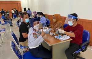 Ratusan Pegawai Dishub Batam Divaksinasi Covid-19 Tahap Dua Vaksinasi Covid -19