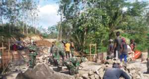 Lancarkan Perekonomian, TMMD di Blitar Sasar Jembatan Penghubung