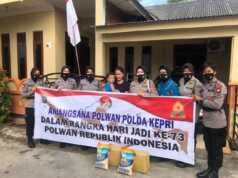 Hari Jadi Polwan RI ke-73, Polda Kepri Gelar Baksos Hari Jadi Polwan RI