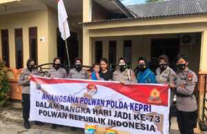 Hari Jadi Polwan RI ke-73, Polda Kepri Gelar Baksos Hari Jadi Polwan RI
