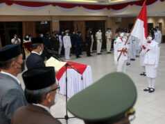 Anggota Paskibraka Batam Dikukuhkan, Rudi Beri Pesan Khusus Anggota Paskibraka Batam