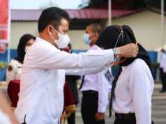 Paskibraka Kota Batam Diingatkan Jaga Prokes dan Divaksin Paskibraka Kota Batam