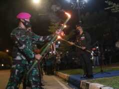 Sambut Kemerdekaan dengan Upacara Taptu dan Pawai Obor Upacara Taptu Pawai Obor