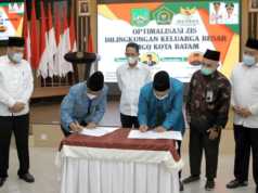 Baznas Batam Kerja Sama dengan BMGQ, Optimalkan Potensi ZIS Baznas Batam dengan BMGQ