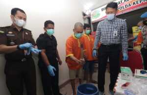 Ditresnarkoba Polda Kepri Rebus 720,5 Gram Sabu dan Putaw 143 Gram Narkotika dimusnahkan