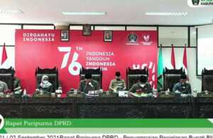 Rapat Paripurna DPRD, Bupati Blitar Sampaikan Plafon Ranperda APBD 2021 Memiliki Tiga Aspek Rapat Pripurna Penyampaian Nota Keuangan Ranperda Perubahan APBD Kab Blitar TA 2021
