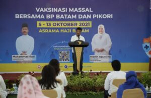 Dukung Pemulihan Ekonomi, BP Batam Gandeng Pikori Gelar Vaksinasi Massal Kepala BP Batam