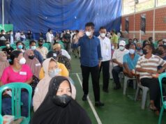 Pedagang Batubesar yang Direlokasi Undi Nomor Kavling