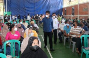 Pedagang Batubesar yang Direlokasi Undi Nomor Kavling