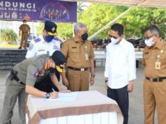 Sertijab Kasatpol PP dan Kadishub Batam, Amsakar Sampaikan Pesan Khusus Sertijab Kasatpol PP