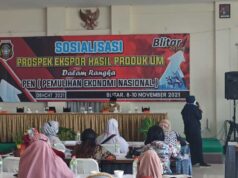 Pergunakan Anggaran DBHCHT, Dinkop Kota Blitar Gelar Sosialisasi Prospek Ekspor Produk UMKM Bersama Bea Cukai Sosialisasi Prospek Ekspor Hasil Produk UMKM