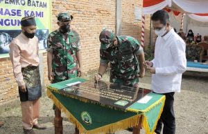 Proyek Semenisasi dan Drainase Rampung, Amsakar Apresiasi Karya Bakti TNI