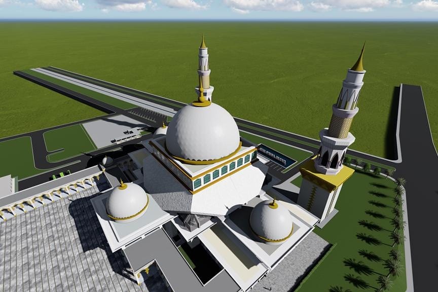 Kubah Masjid Agung Batam