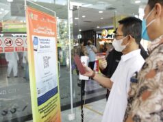 Amsakar Pastikan Penerapan Prokes di Sejumlah Mal Penerapan Prokes di Mal