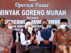 Di Blitar, Gubernur Khofifah Minta Produsen dan Distributor Komitmen Soal Pasokan Migor Gubenur Jawa Timur Khofifah Indar Parawansa
