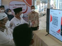 Aunur Rafiq Dampingi Ansar Luncurkan QRIS BRK di Pelabuhan Sri Tanjung Gelam Aunur Rafiq