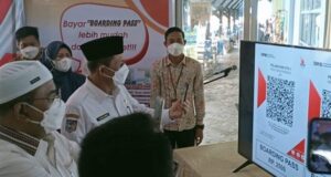 Aunur Rafiq Dampingi Ansar Luncurkan QRIS BRK di Pelabuhan Sri Tanjung Gelam Aunur Rafiq