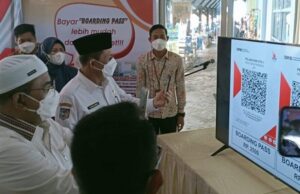 Aunur Rafiq Dampingi Ansar Luncurkan QRIS BRK di Pelabuhan Sri Tanjung Gelam Aunur Rafiq