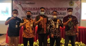 Penggajian PNS Pemkab Karimun Lewat SIPD Terkoneksi dengan BRK Pemkab Karimun