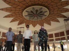 Rudi Tinjau Proyek Masjid Tanjak, Target Rampung Mei 2022 Masjid Tanjak