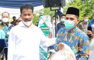 BP Batam Bagi-Bagi 1.500 Bingkisan Ramadan kepada Dhuafa