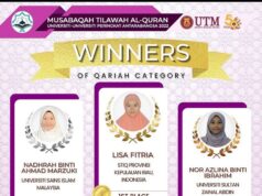 Siswa Qur’an Centre Kepri Juara MTQ Antar Universitas se-Dunia di Malaysia