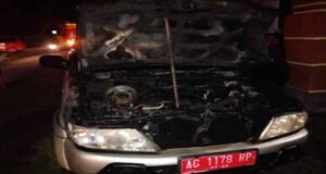 Mobdin Dinas Perijinan Kabupaten Tulungagung Terbakar Dijalan Raya Usai Isi BBM Mobdin Dinas Perijinan Kabupaten Tulungagung Terbakar Dijalan Raya